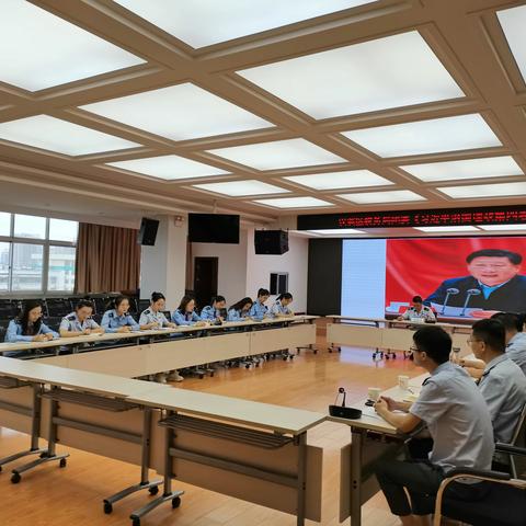 汉滨区税务局团委召开8月份青年理论月度学习会