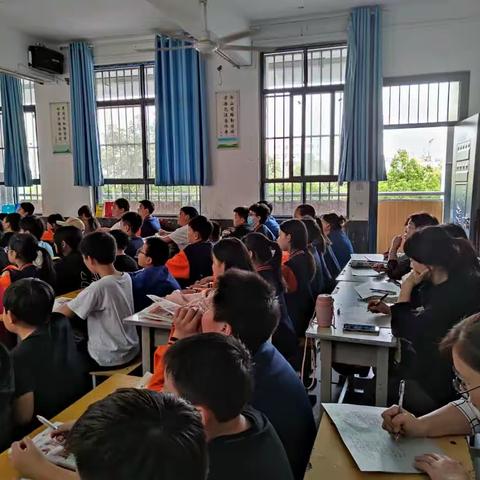 项城八中六年级英语听评课活动
