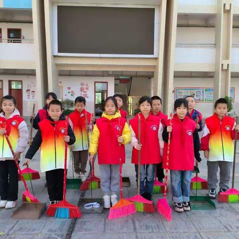 大雪知冬意 童行暖寒冬——赣州市沙河中心小学新时代文明实践中心三年级劳动周活动