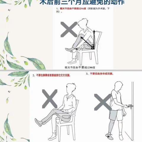 人工髋关节置换术后康复锻炼