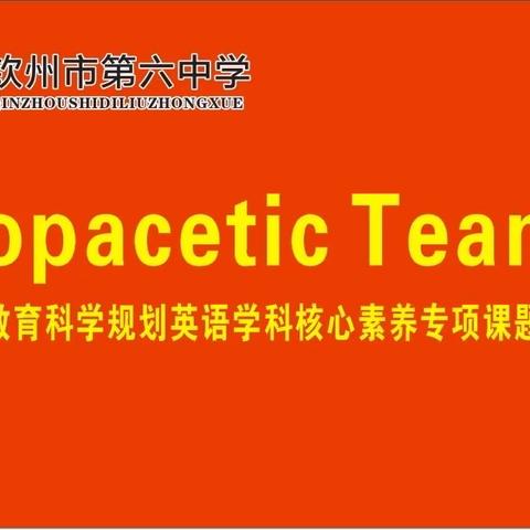 课题交流携手成长 教学评一体落实素养——区课题《基于核心素养的初中英语教—学—评一体化设计研究》教学展示