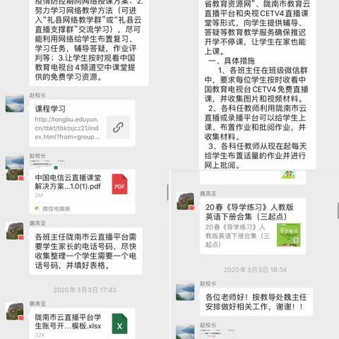 洮坪镇中心小学“停课不停学”网络教育活动工作纪实