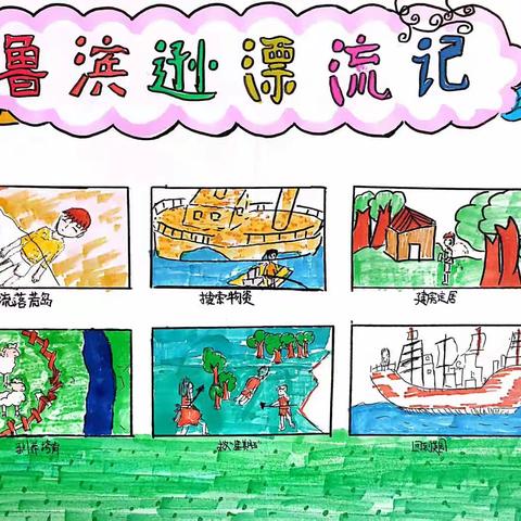 泾阳县城区第九小学六年级外国名著读书小报