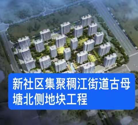 “奋发中进取、工程之典范”—新社区集聚稠江街道古母塘北侧地块工程阶段小结