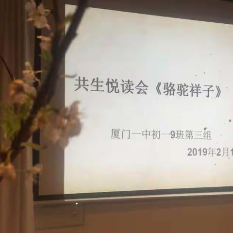 三起三落 品味人生——厦门一中2018级9班共生悦读第三组之《骆驼祥子》