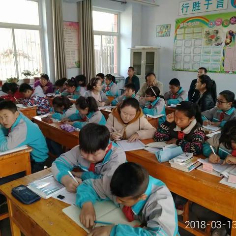 马莲渠杨渠小学“课堂大练兵”活动简记（一）