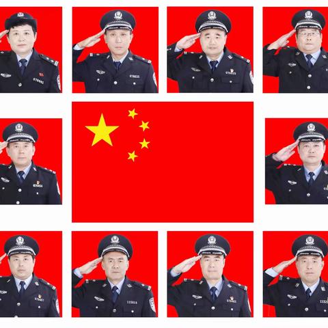 我和我的祖国 当“警察蓝”遇到"国旗红"