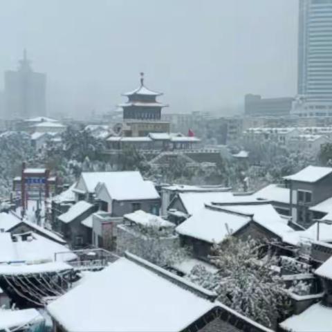 【先锋龙洞】初雪翩然至 除雪解民忧