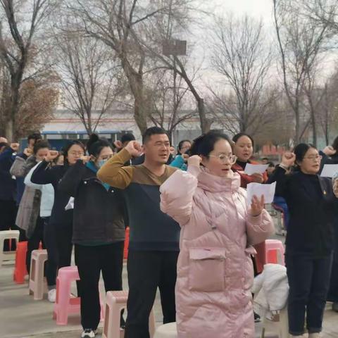 百日誓师凌云志 奋楫扬帆正当时——八家户农场中学2022春季开学典礼暨中考百日誓师大会