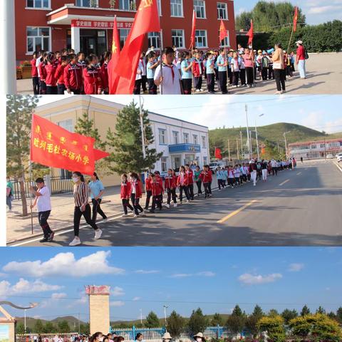 “童心贴近自然，教育回归田园”科右中旗吐列毛杜农场小学社会实践活动