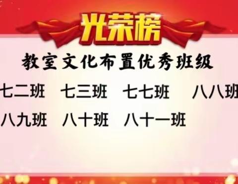 德馨教室  美润心田——汝州市二中教室文化布置评比活动