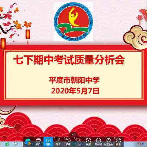 踏实稳健，不断进取--朝阳中学2019级期中考试质量分析会