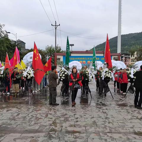 泔溪镇教管中心关于开展“学党史，颂党恩”清明祭奠活动