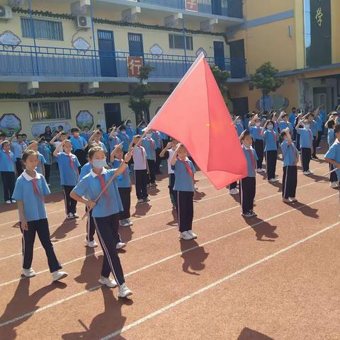 【复兴区祥云小学】“喜迎二十大，争做好少年”祥云小学举行“红领巾奖章”争章活动启动仪式