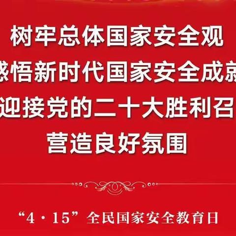 兴隆县第二小学开展第七个全民国家安全教育日专题宣传活动