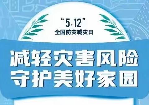 【安全教育】减轻灾害风险，守护美好家园——小博士幼儿园防灾减灾宣传