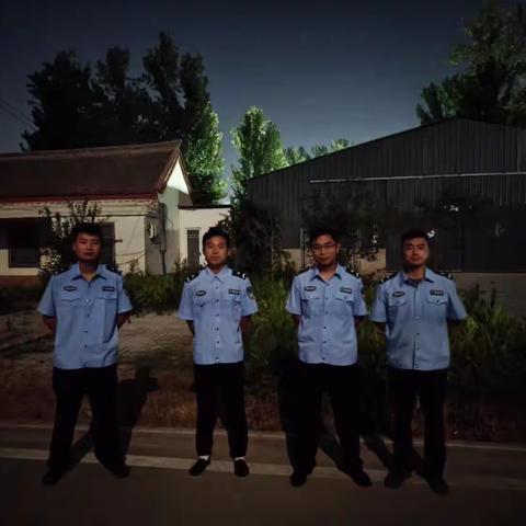 红庙镇开展常态化夜间巡逻活动