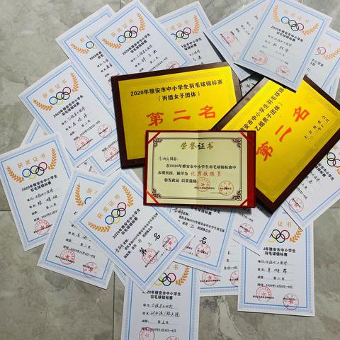 探索体教融合新模式——雨城四小羽毛球队创佳绩