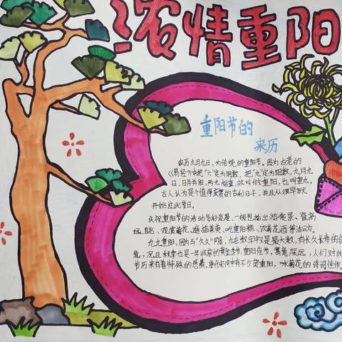 浓情重阳话重阳——阿阳实验学校七年级一班二班“走进重阳”专刊