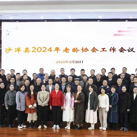 2024沙洋县老龄协会工作会议召开