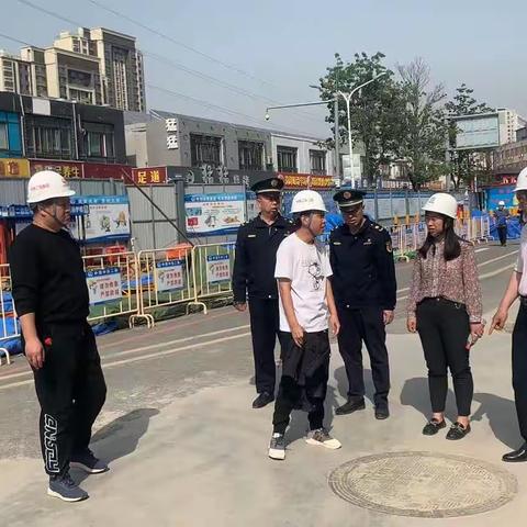东风街道开展建筑工地安全生产暨扬尘污染治理联合检查，筑牢安全防线