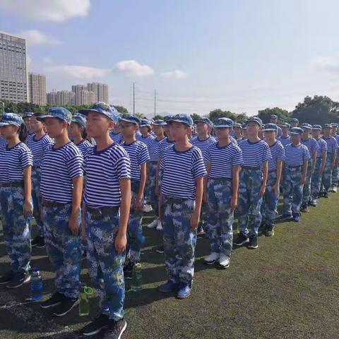 杏南中学初一十班军训体验|我们的“美好”时光