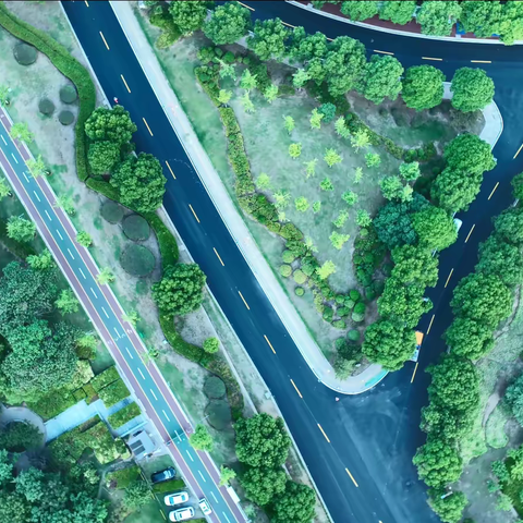 沙澧河风景区道路维修工程改造完成，今天正式通车！