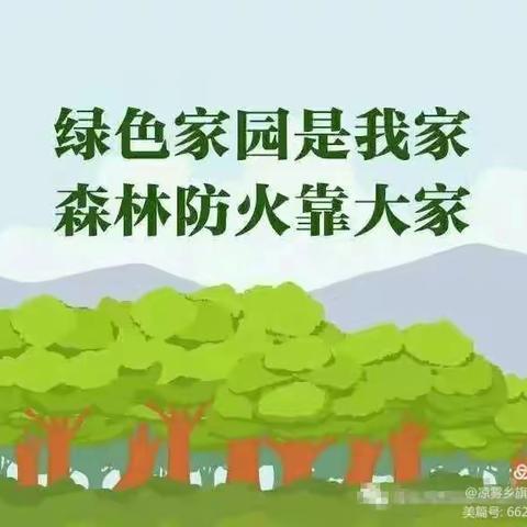 森林防火  人人有责                                            ——     奇峰镇学校森林防火知识宣传