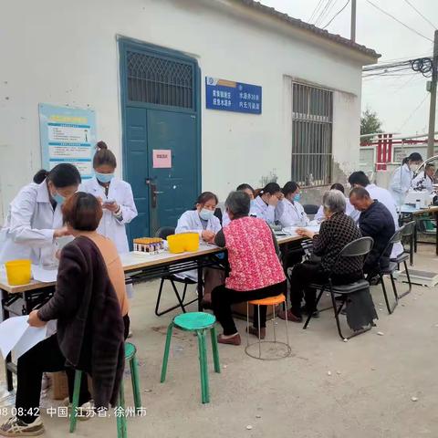 【新时代文明实践 铜山在行动】黄集镇谢庄村开展义诊活动