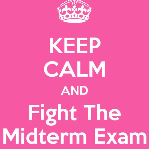 相关“Midterm exam”