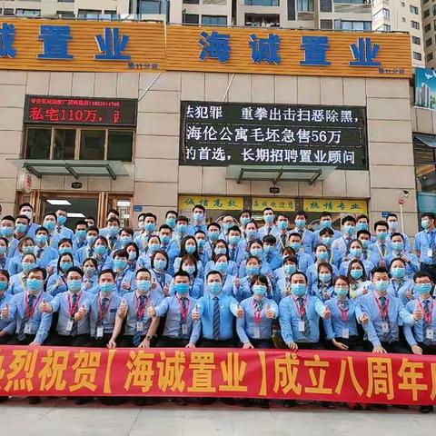 海诚置业八周年特殊庆典