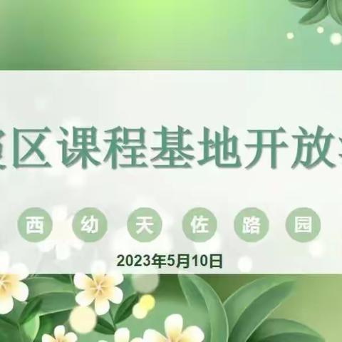 伴自然成长，向课程而行——记西岗幼儿园天佐路园课程基地开放活动（环境创设）