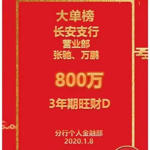 长安支行营业部客户经理张驰吸存经验分享