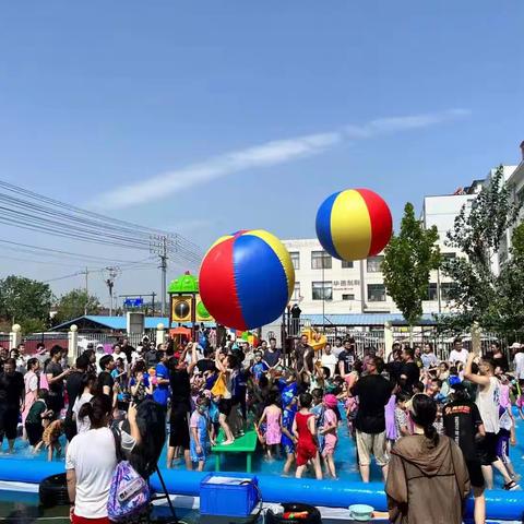 德州之星幼儿园大班【清凉一夏】——梦幻泡沫亲子活动❤️