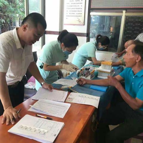 旧州镇组织重点优抚对象进行2019年度健康体检活动