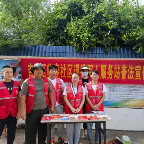 吉阳区临春社区退役军人服务站普法宣传活动
