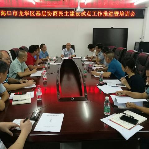 龙华区召开基层协商民主建设试点工作推进暨培训会