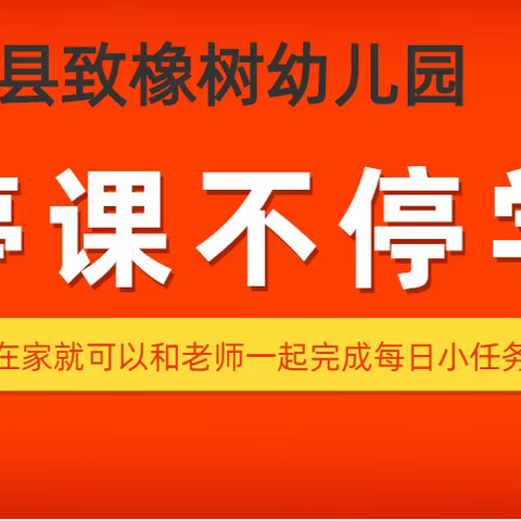 【固安县致橡树幼儿园】本周线上学习工作简报