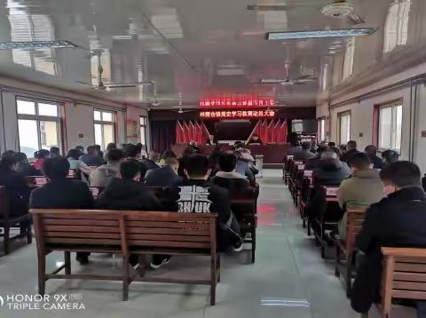 林南仓镇党委组织召开党史学习教育动员大会