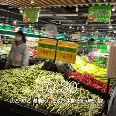新洲店3月25日生鲜第二次开业营运报告