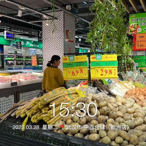 新洲店3月28日生鲜第三次开业营运报告
