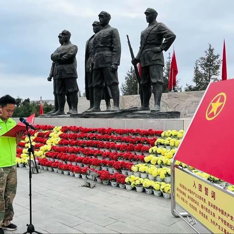 沿红色足迹  融红色基因——民乐一中2022级新生军训大思政课研学活动