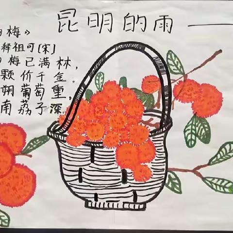 诗情画意赏《昆明的雨》