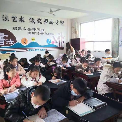 笔墨书清廉   书法扬正气——潭溪小学“清廉”主题现场书法大赛