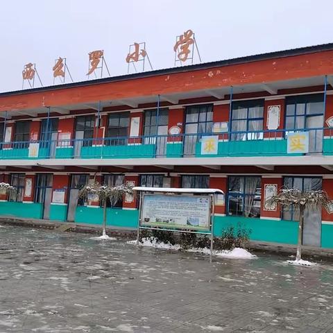 西么罗小学除雪传情