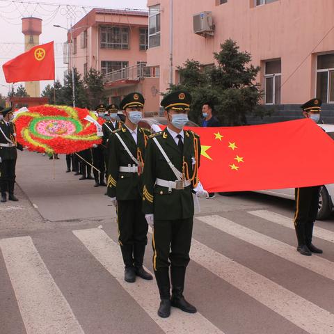青山有幸埋忠骨，四中学子不忘恩——砂河四中举行“学党史，强信念，跟党走”——传承红色基因主题祭扫烈士陵园活动