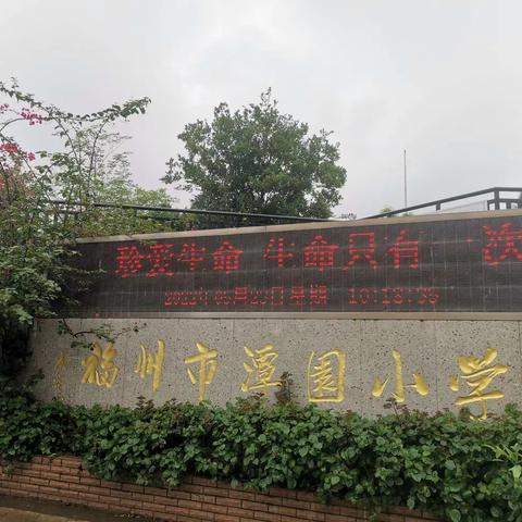 珍爱生命 生命只有一次——福州市潭园小学生命教育简报