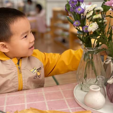 【百花幼儿园】🌸芙蓉班插花的工作～城隽宝贝