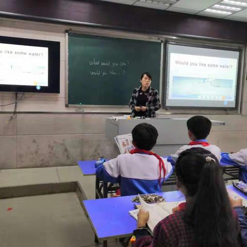 清水河中心小学教研活动