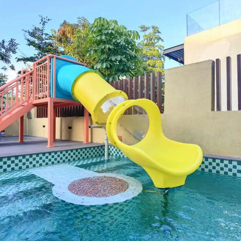 台山颐和温泉城｜星梦·5房8床滑梯泳池温泉度假别墅